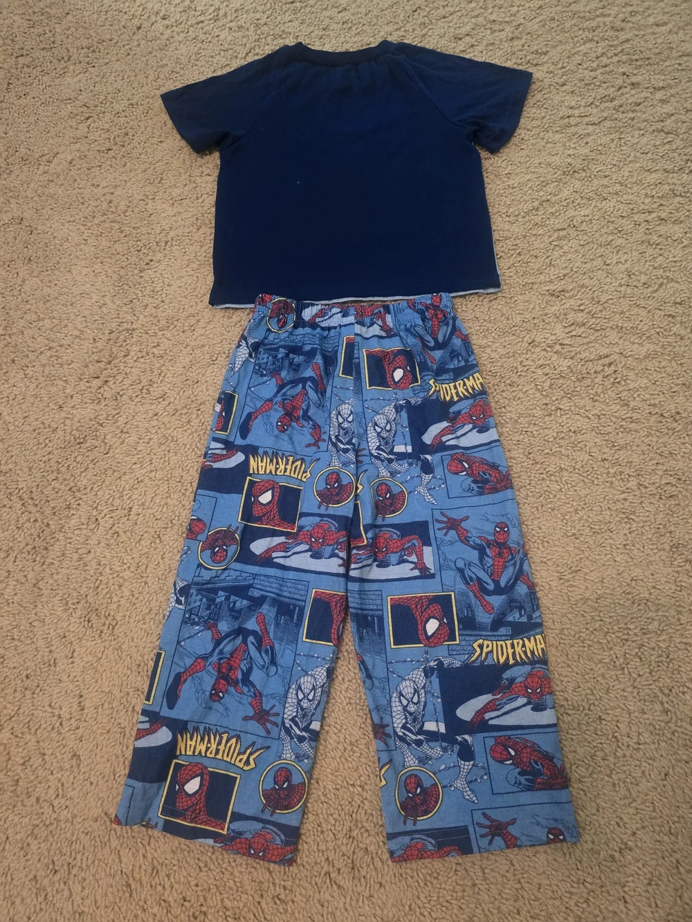 Marvel Spider-Man Blue Kids Pajama Set